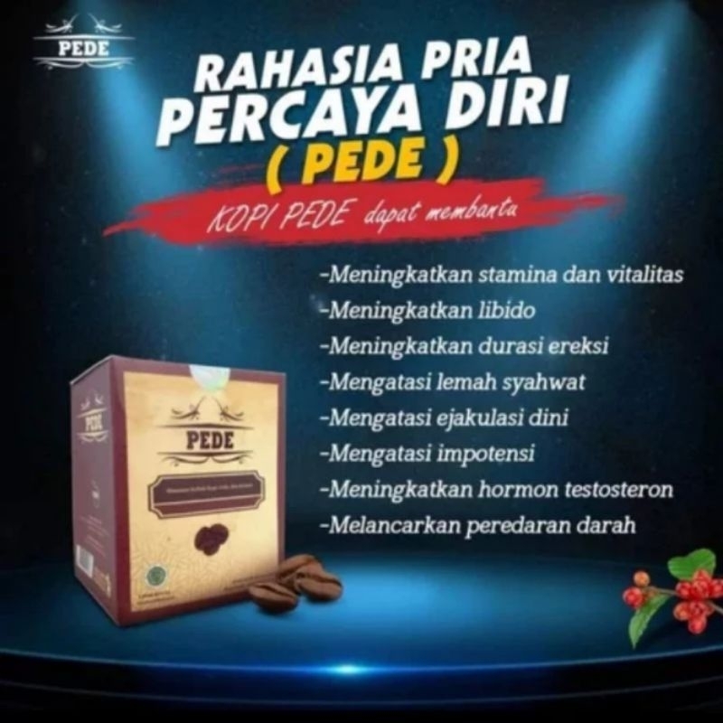 

Kopi Pede Herbal Pria Dewasa | Pede Kopi Handalan Para Pria