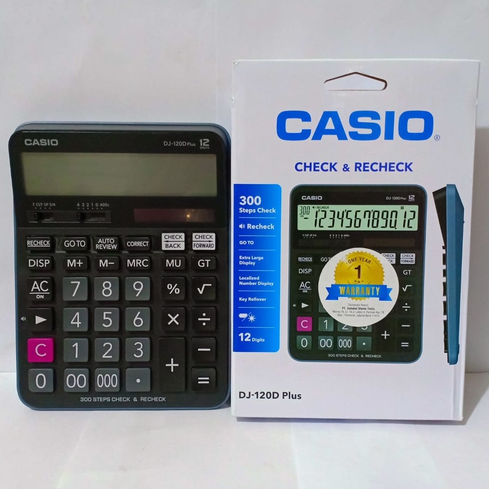 

Produk Update CASIO DJ12 D PLUS 12DPLUS DJ 12D DJ 12 D CHECK AND CORRECT CEK ULANG NOL TIGA CALCULATOR