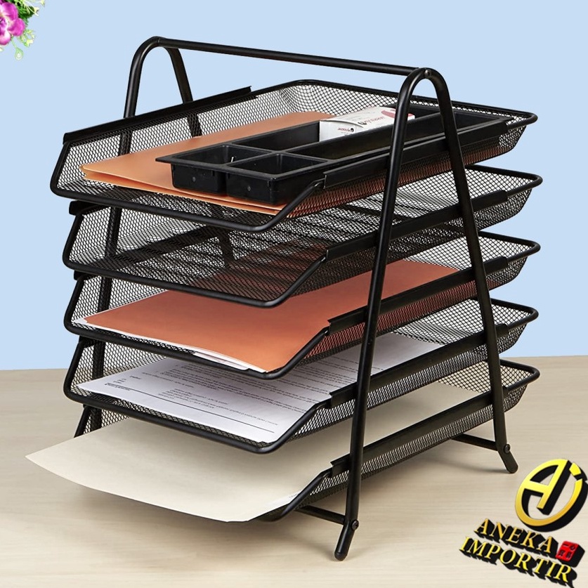 

Grosir Menarik Rak Kertas Dokumen Surat 5 Susun Paper Document Letter Tray Tier