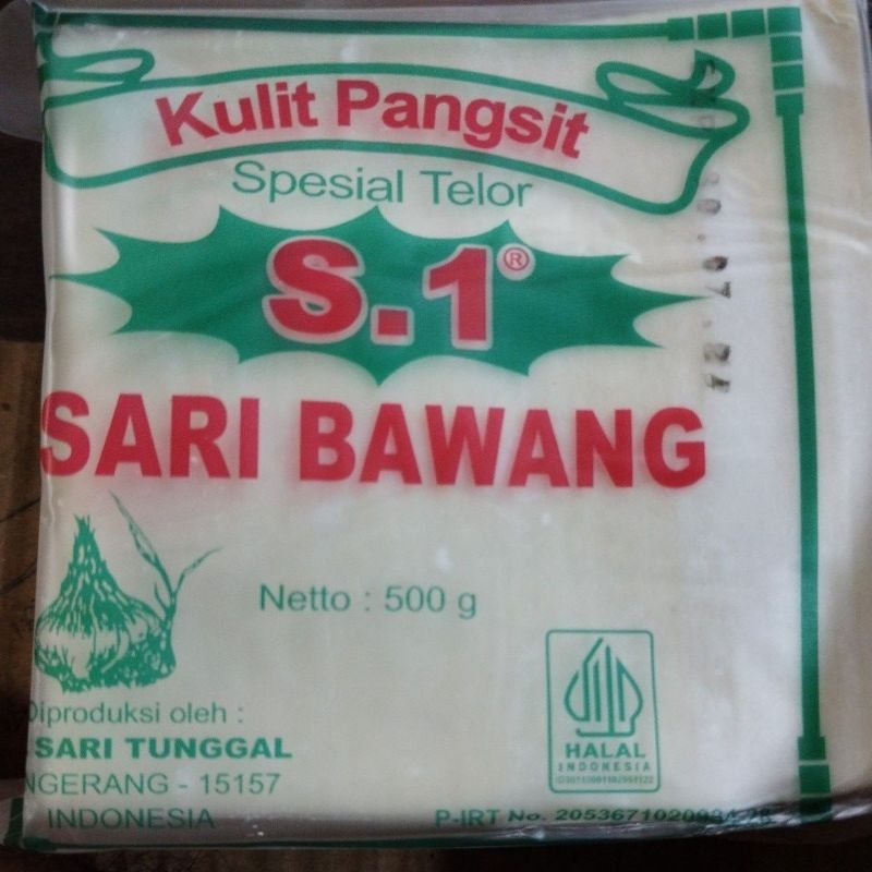 

Kulit pangsit spesial s.1 sari bawang 500 g