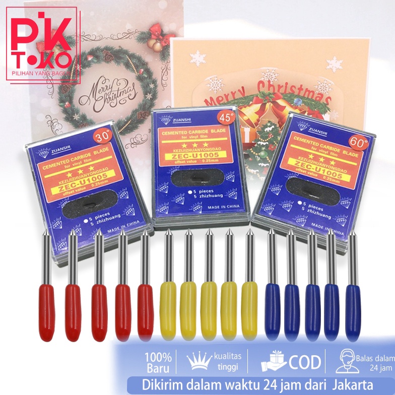 

KODE Y97U 5pcs Mata Pisau Cutting Sticker Untuk Roland Jinka Teneth Rhinotec Redsail Copam Harizo 456