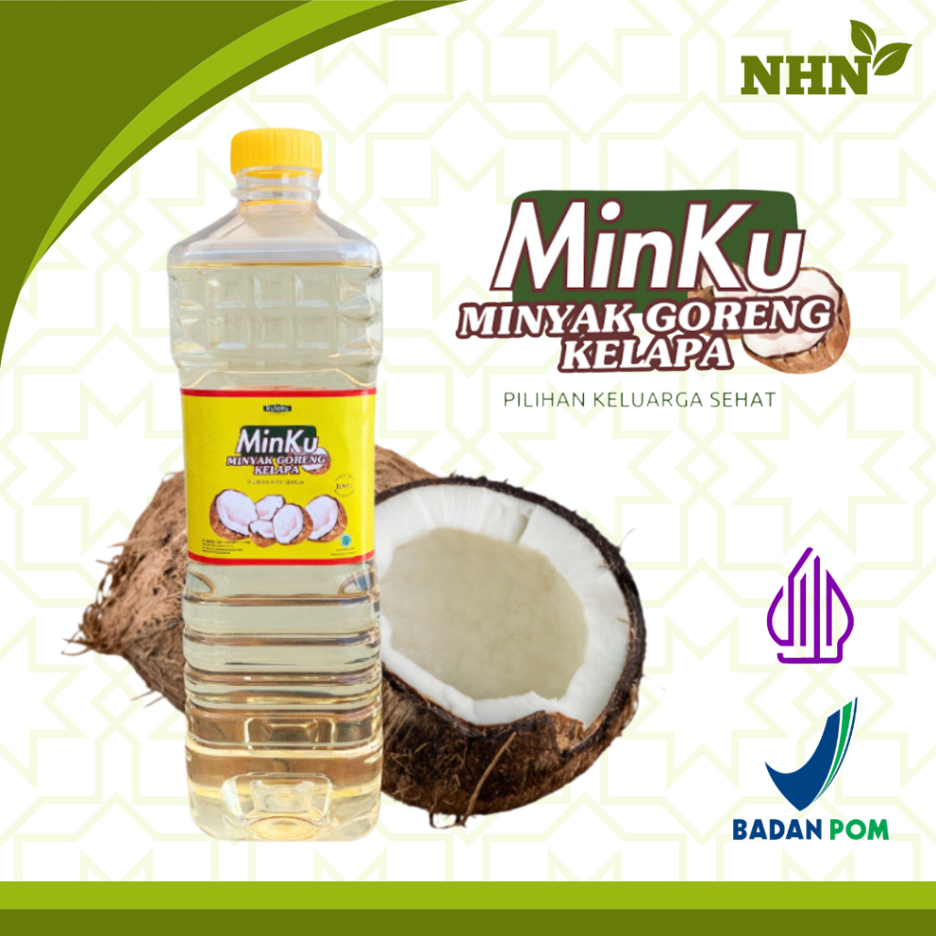 

NHN Minyak Goreng Kelapa Minku | Minyak Goreng 1 Liter