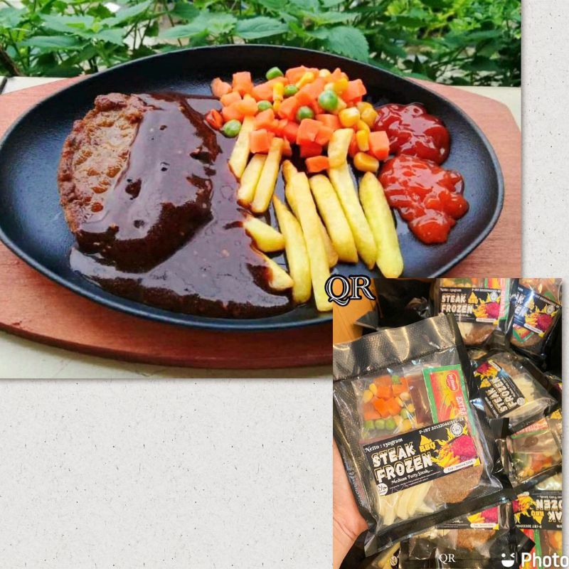 

steak Frozen paket lengkap daging beef steak