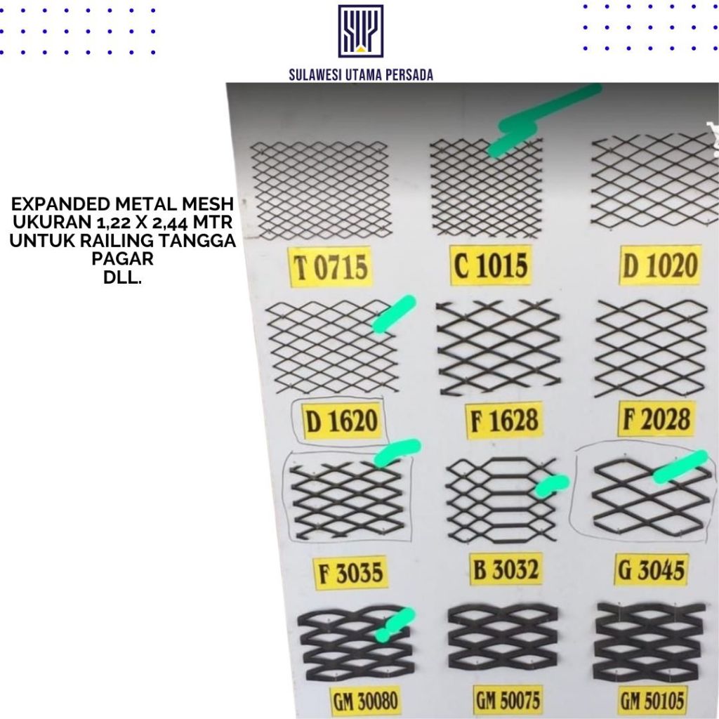 EXPANDED METAL MESH / RANG BESI / RANG KAWAT BESI