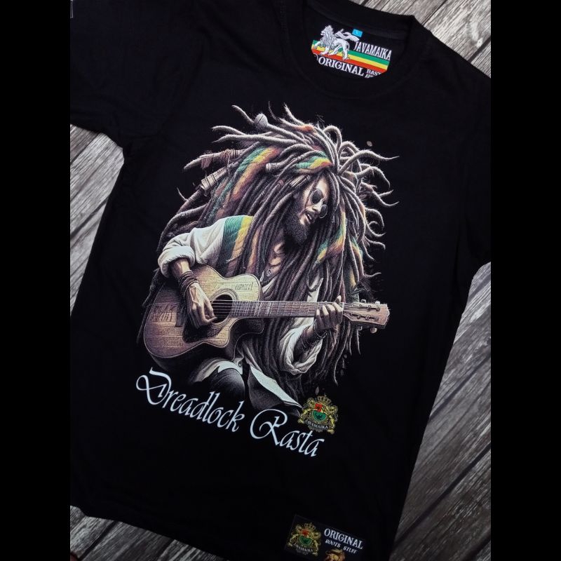 Baju Reggae kaos Dreadlock Rasta t-shirt Reggae Original Javamaika Rasta Apparel Stuff
