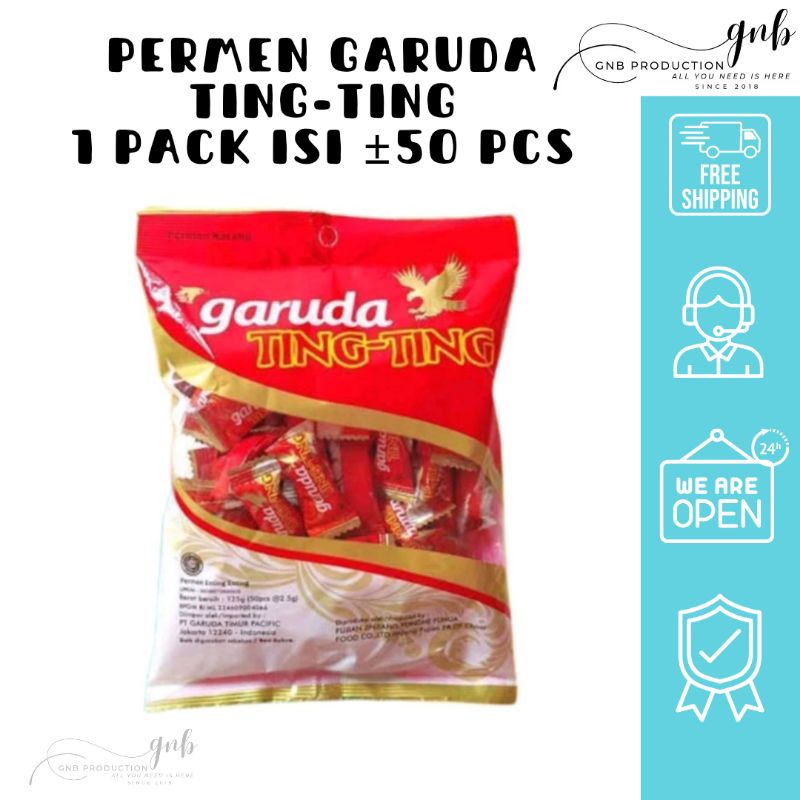 

PERMEN GARUDA TING-TING 1 PACK ISI 50 PCS