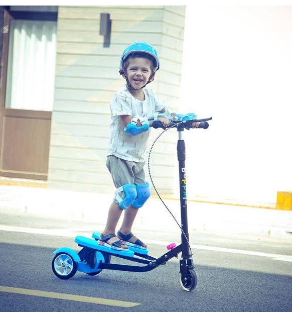 KODE N1X4 Skuter Anak Injak Dual Pedal  Skuter Genjot Dual Pedal  Skuter Mainan Anak Otoped