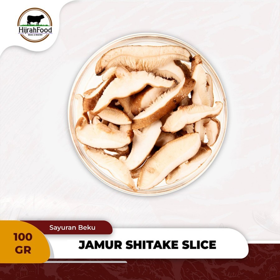 

Jamur Shitake Slice Frozen Shitake Mushroom Slice 100 gram