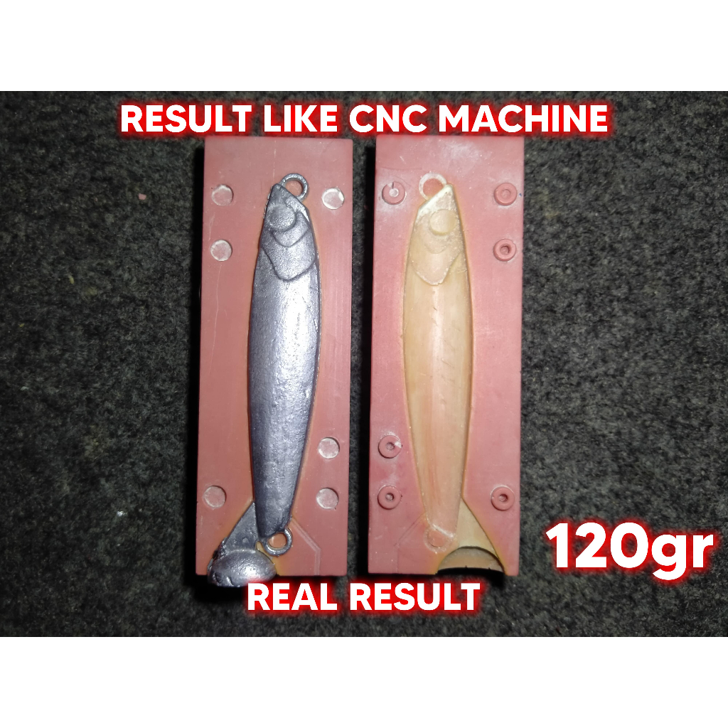 Molding Cetakan Umpan Ikan Metal Jig Micro Jig JigPara 120gr