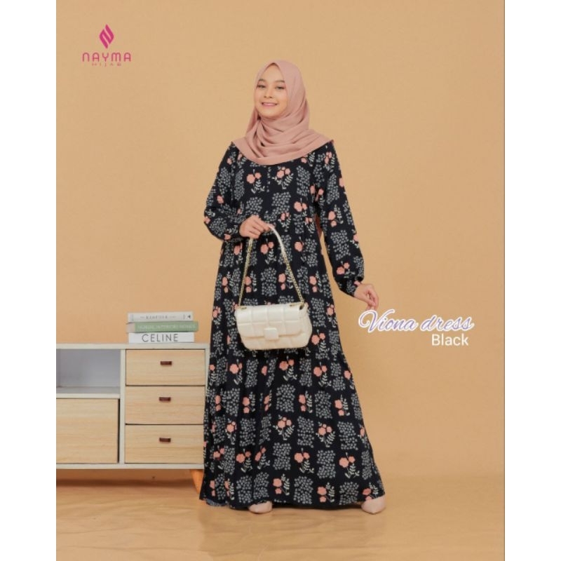 GAMIS VIONA BY NAYMA HIJAB - RAYON VISCOSE PREMIUM