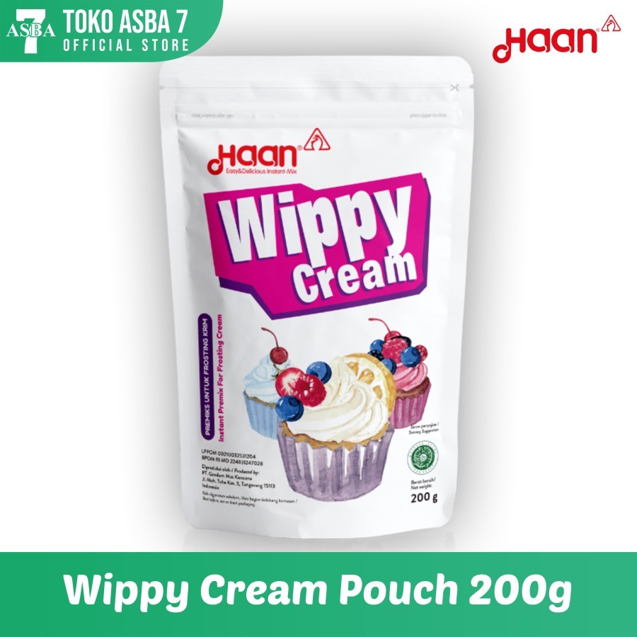 

HAAN WIPPY CREAM POUCH 200G