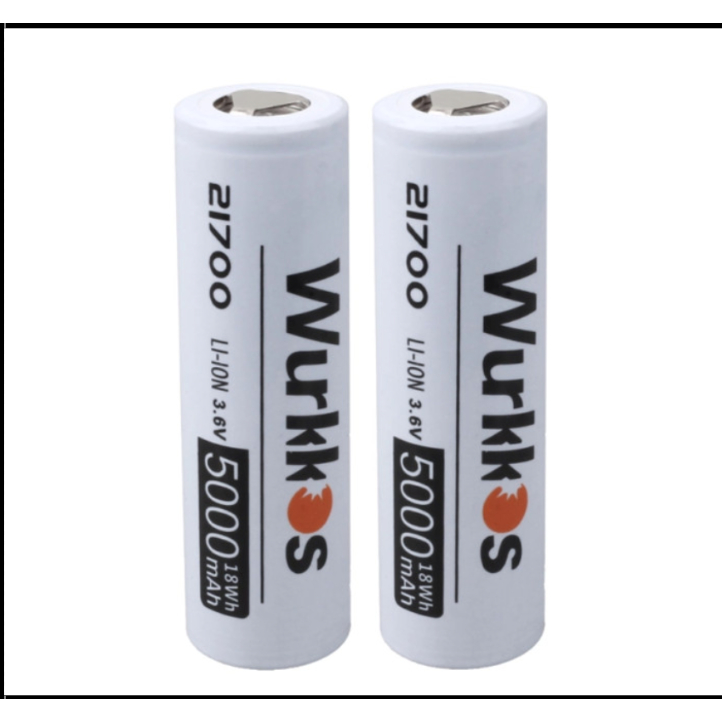 Battery wurkkos 21700, 5000MAH Original Wurkkos