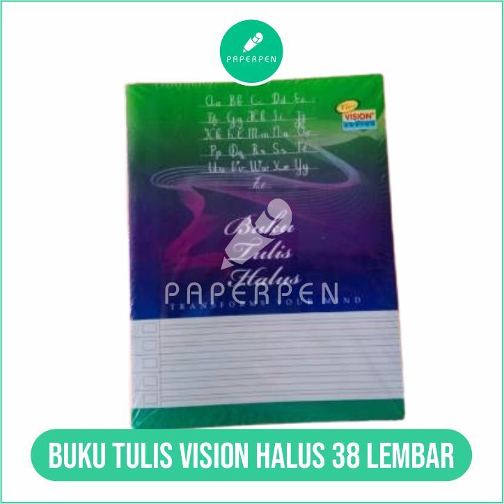 

Buku Tulis Vision Halus 38 Lembar