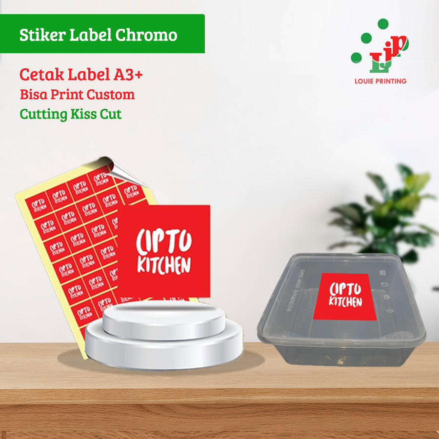 

Louie Printing Cetak Grosir Stiker Label Chromo A3+ Kiss Cut