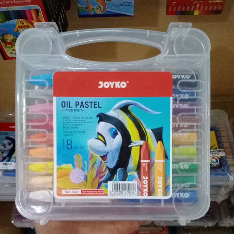 

Oil Pastel Crayon Joyko 18 Warna Non Toxic (U2313)