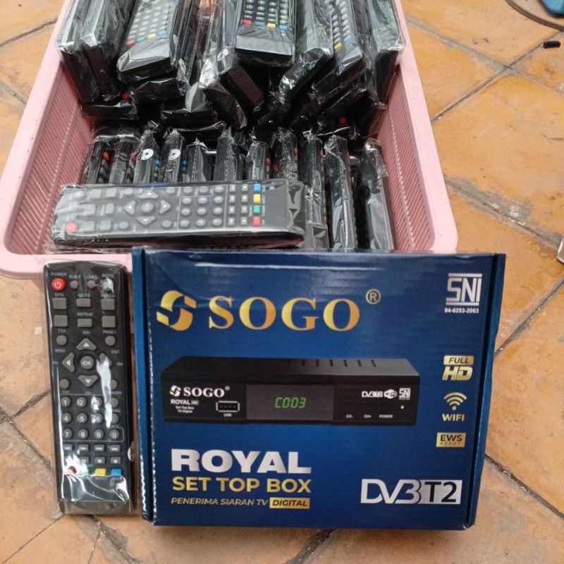 REMOT REMOTE SET TOP BOX SOGO ROYAL BIRU