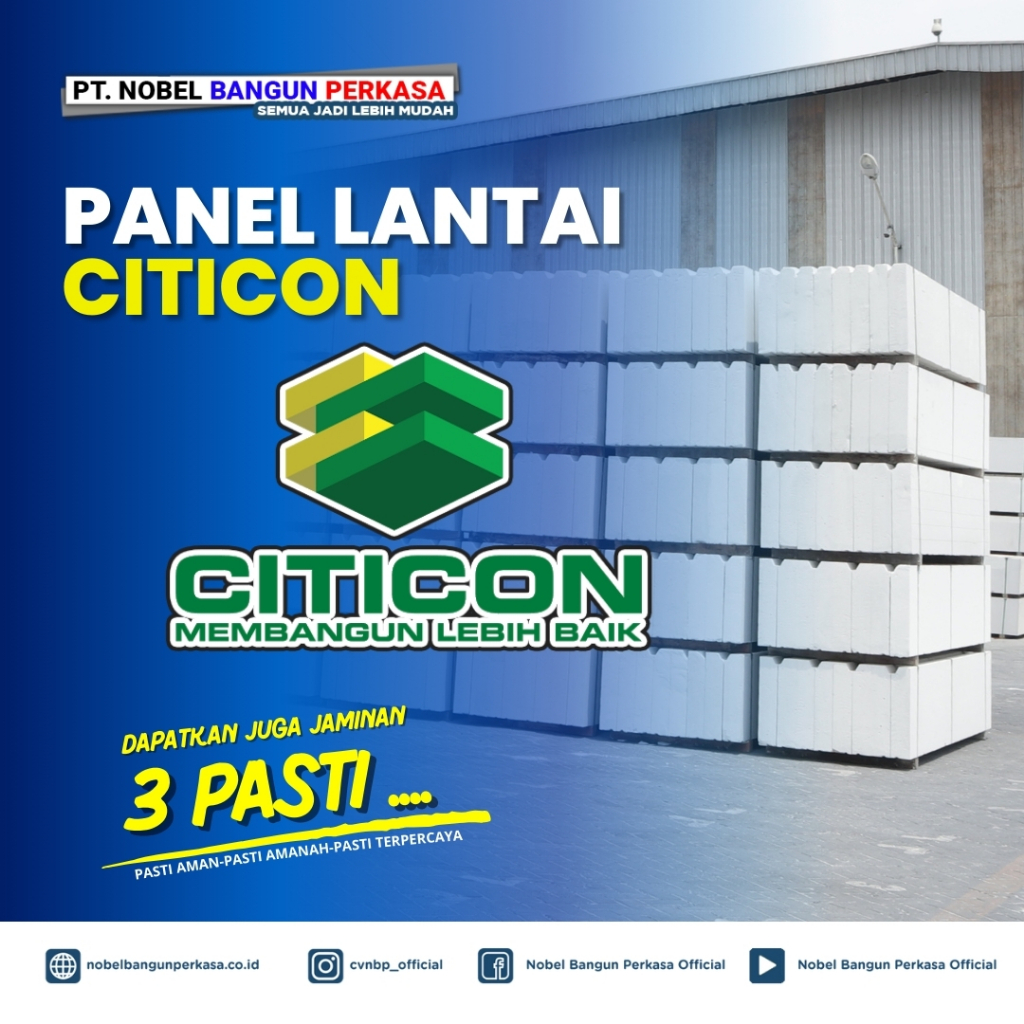 Panel Lantai Beton Ringan Merk Citicon