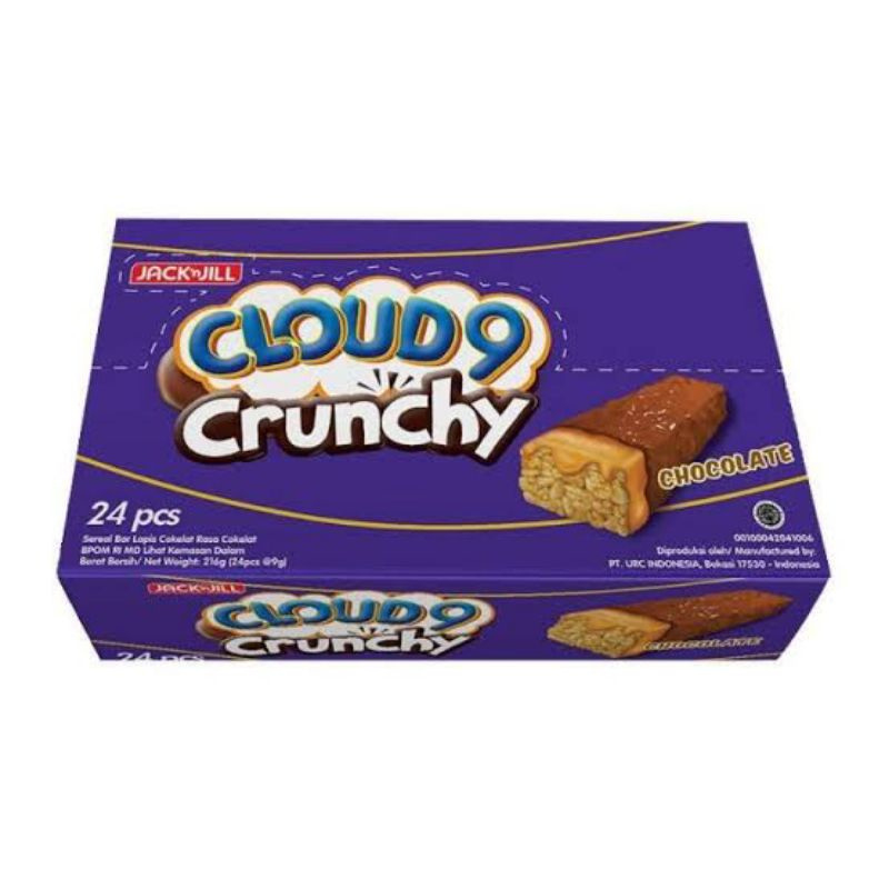 

[PGO] Coklat Cloud9 Crunchy Chocolate 1 Box 24 pcs