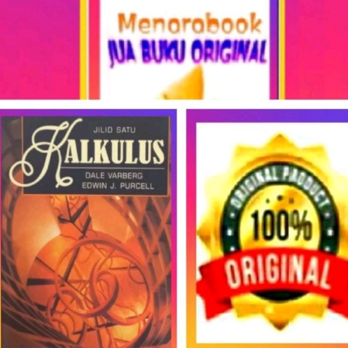 {Original}.  Kalkulus Edisi 7 Jilid 1 - Dale Varberg & Edwin J.Purcell