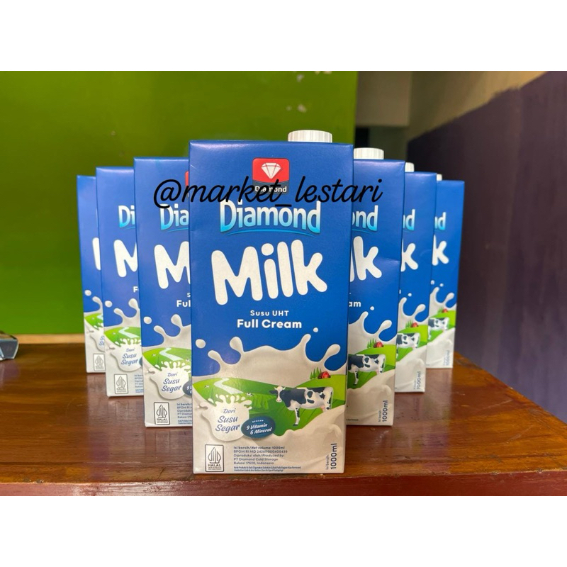 

Susu UHT Diamond Full Cream 1000ml
