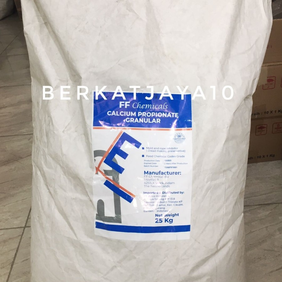 

25 kg FF Calcium Propionate Granular Bubuk Pengawet Makanan