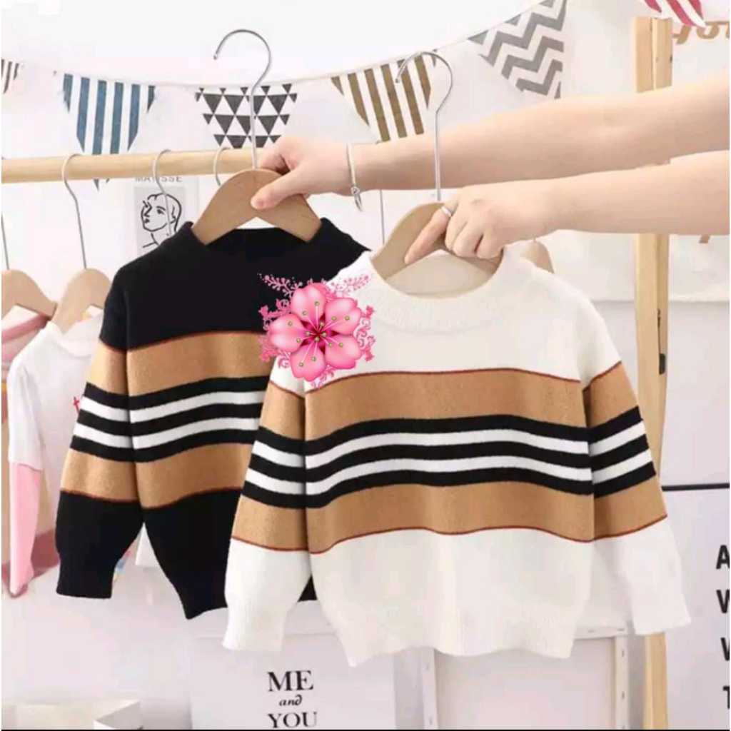SUETERKU SWEATER STRIPE GC BABY / SWEATER KIDS PREMIUM /SWEATER RAJUT