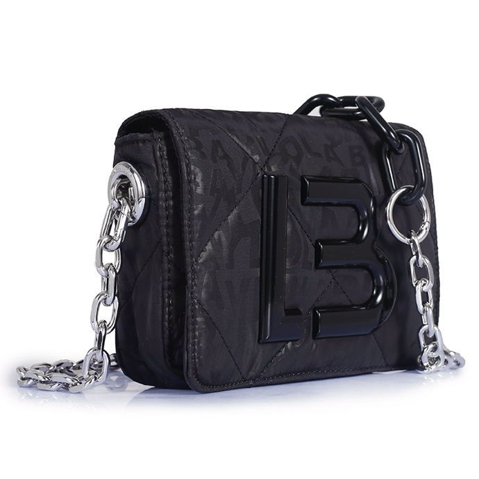 Tas Wanita Selempang Bimba Y L Original Small Padded Black Logo Distorb Small Crossbody Original Hit