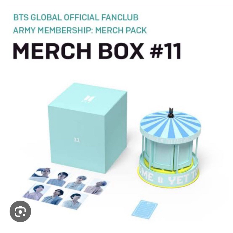 BTS Merch Box #11 Music Box & Photo card Weverse Full Set Sealed BARU Readystock Official