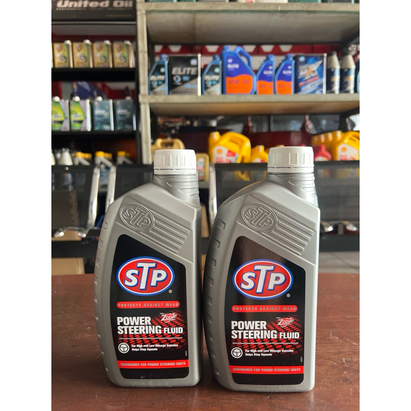 STP Power Steering Fluid / Oli Power Steering Warna Putih
