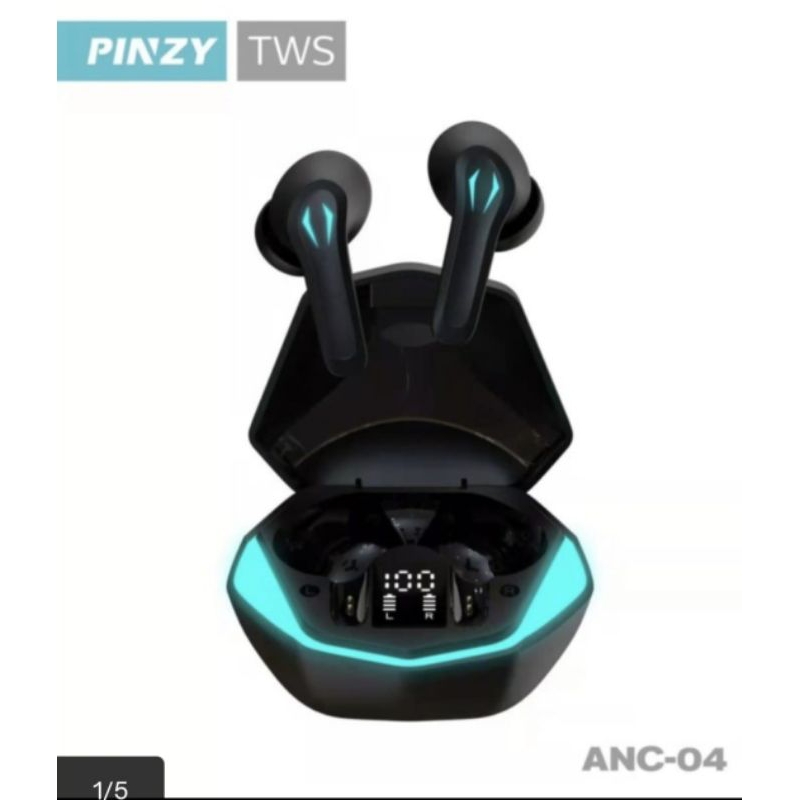 PINZY ANC-04 WIRELESS GAMING EARBUDS BT V5.1 LED DISPLAY