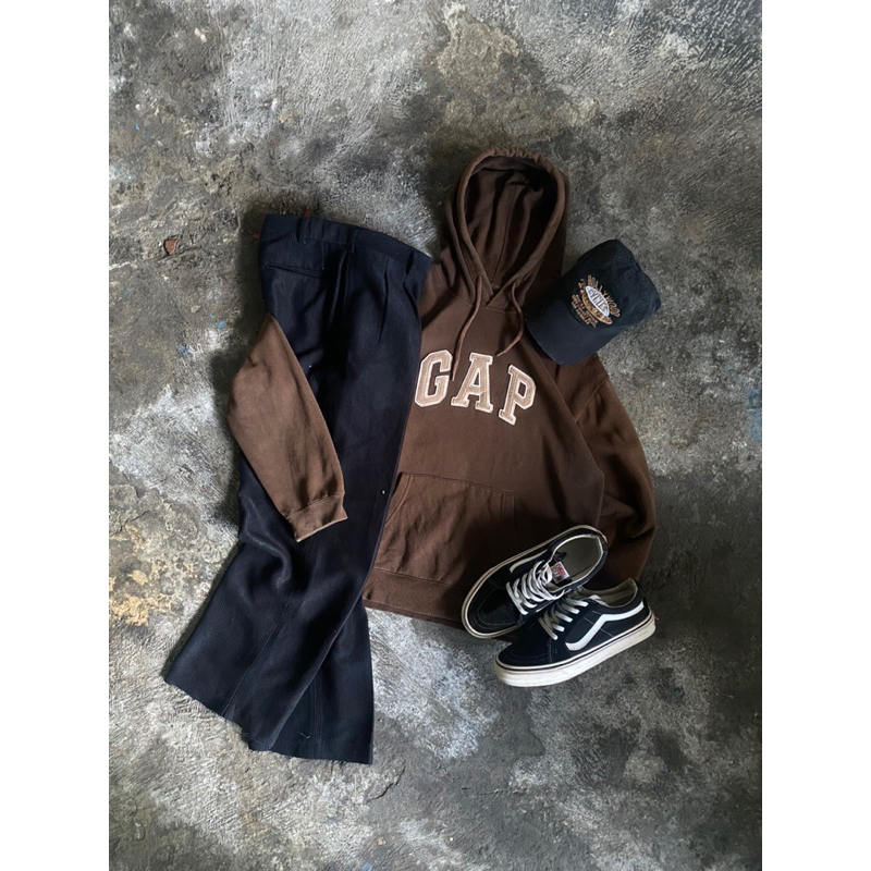 HOODIE GAP BROWN &  ADIDAS 90’s VINTAGE