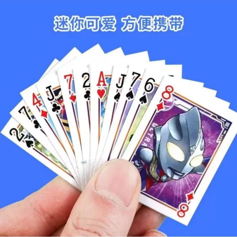 KARTU POKER REMI MINI 3,6cm x 5cm SANRIO KUROMI CINNAMONROLL ULTRAMAN ULTRAMEN CINNAMOROLL CARD MAIN