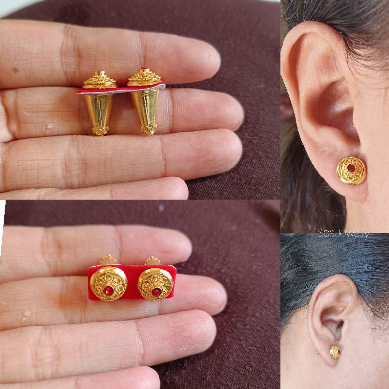 subeng bali mini bahan tembaga lapis emas