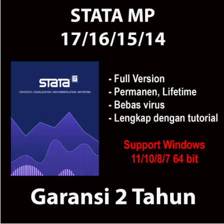 Stata 17 16 15 14 For mac dan Win Full Version Wajib baca deskripsi