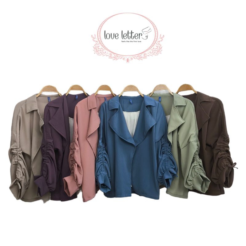 Saskia top (daleman+blazer) / Atasan Blazer + Daleman