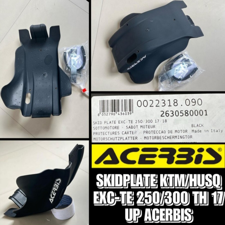 Skid Plate Acerbis KTM/HUSQ EXC-TE 250-300 th 2017 UP+ Skidplate Acerbis