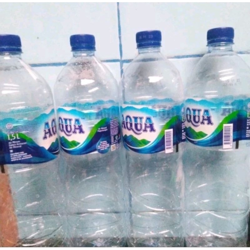 

Botol aqua bekas utuh (20pc) beli 2 gratis 5