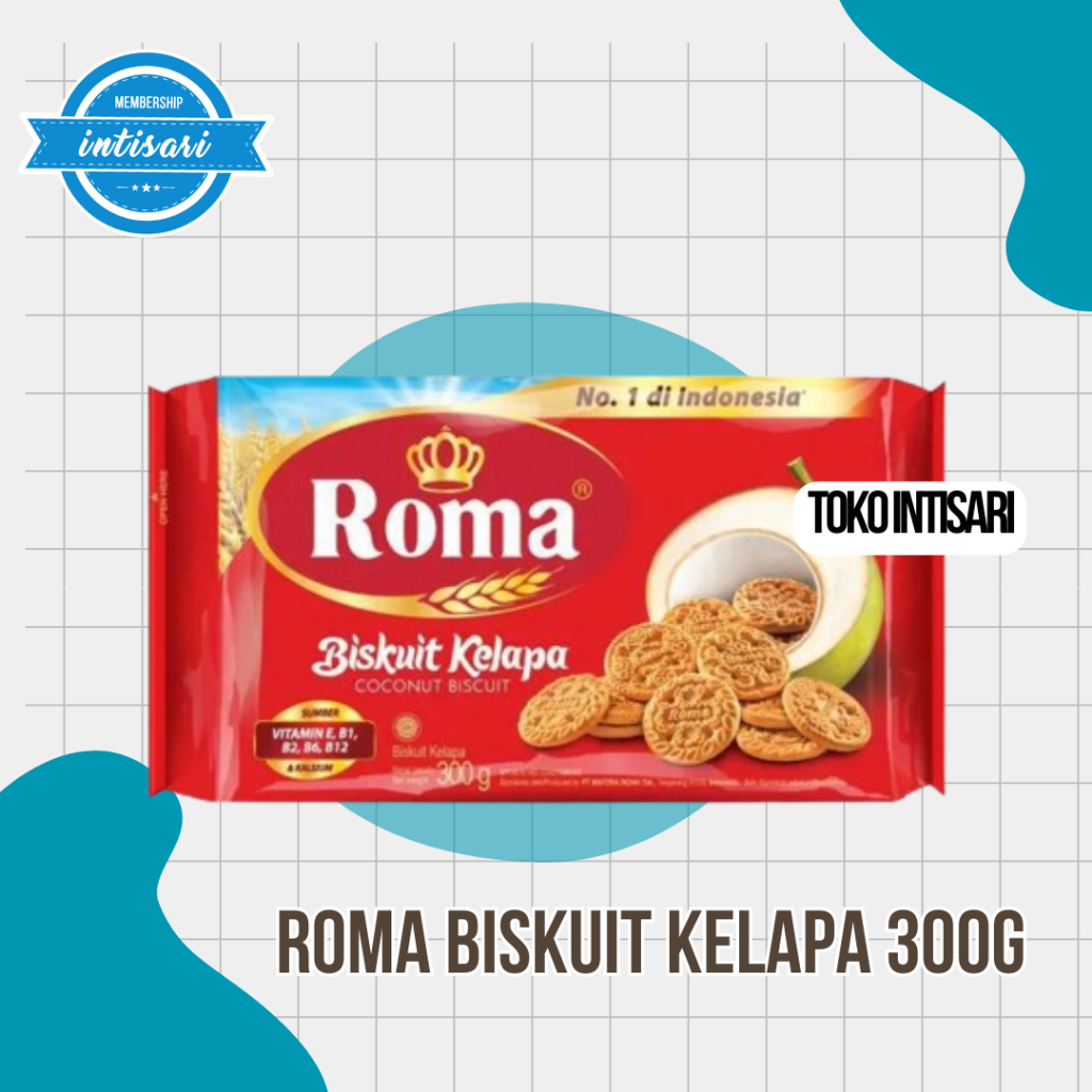 

Roma Biskuit Kelapa & Durian 300 g (PCS)