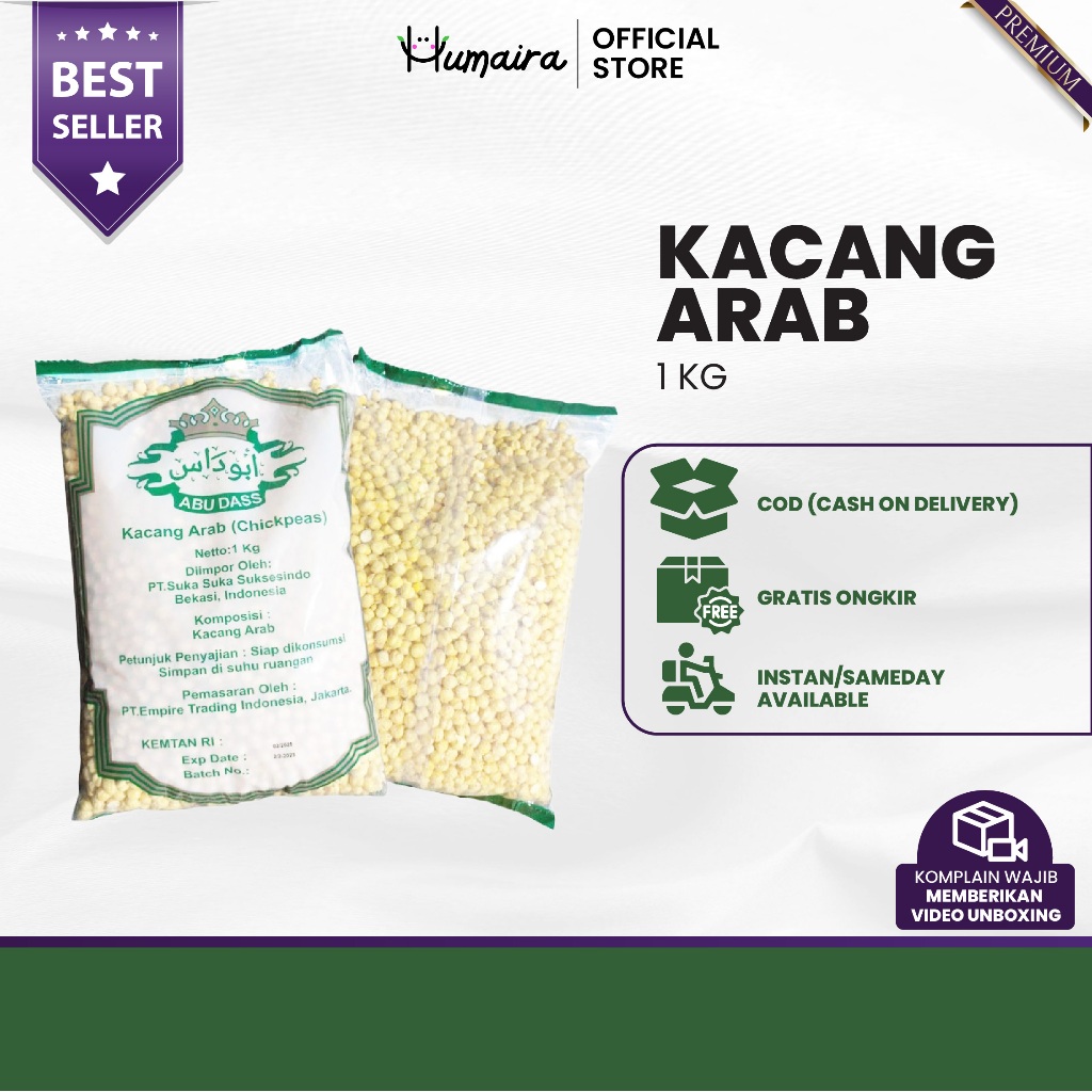 

Kacang Arab 1 Kg Original Snack Murah Oleh Oleh Haji Umroh