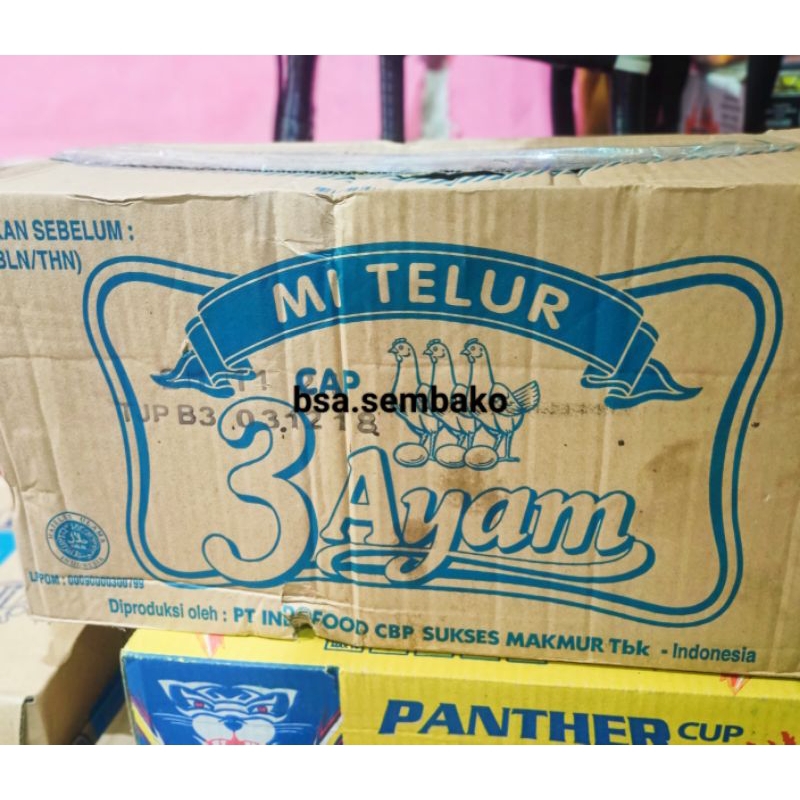 

Mi telur cap 3 Ayam 1Dus-20pcs