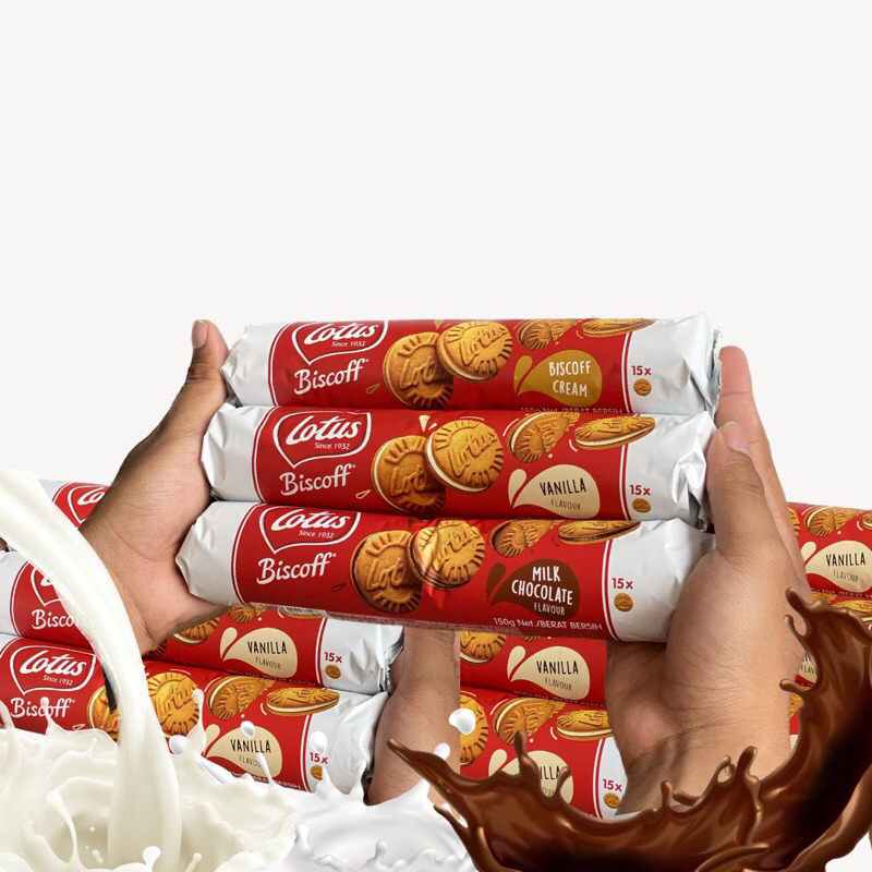 

Lotus Biscoff Sandwich Biscuit 150gr