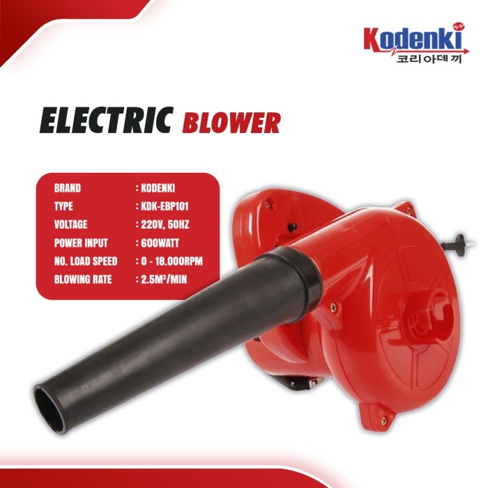 Mesin Hand Blower Angin Elektrik Tiup EBP101 Tangan KODENKI EBP 101