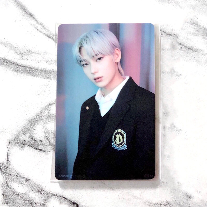 Enhypen Sunoo Official Photocard - Border Carnival LD Lucky Draw M2U PVC Konsep Hype Ver. BDC B:C PC