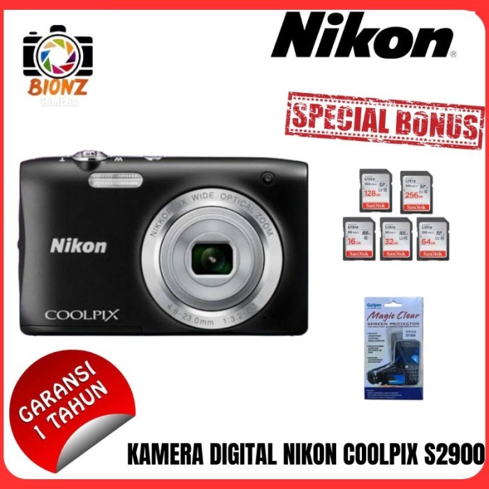 KAMERA NIKON COOLPIX S2900 / NIKON COOLPIX S2900