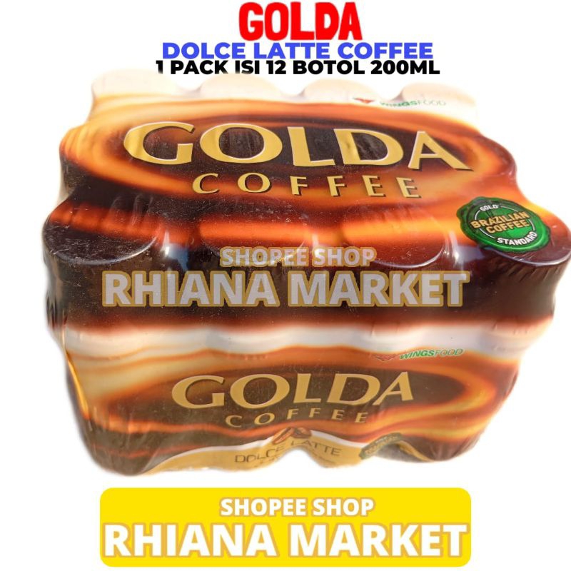 

Golda Coffee Dolca Latte 1 Pack Isi 12 Botol 200ml