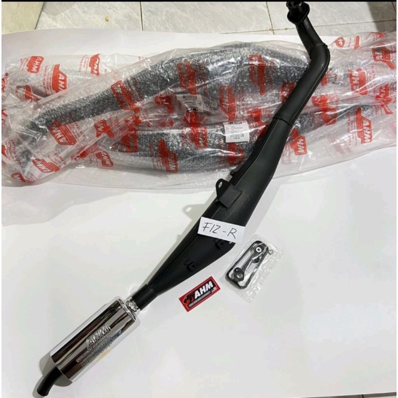 KNALPOT STD RACING AHM FIZR FIZ FORCE /SATRIA 2 T KNALPOT AHM STANDAR RACING F1ZR/SATRIA 2T ORI