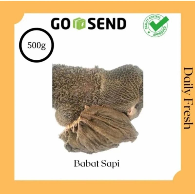 

Babat Sapi 500 gram