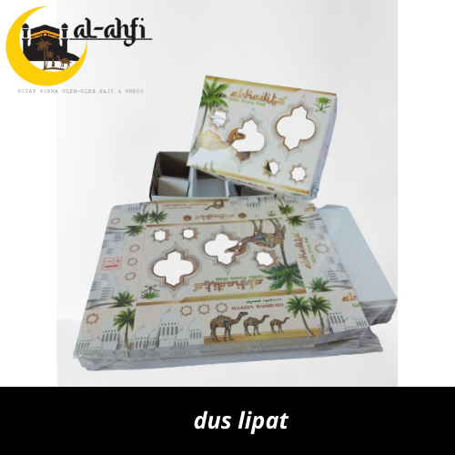 

dus lipat/dus kotak paketan oleh oleh haji 1 pack 50 pcs
