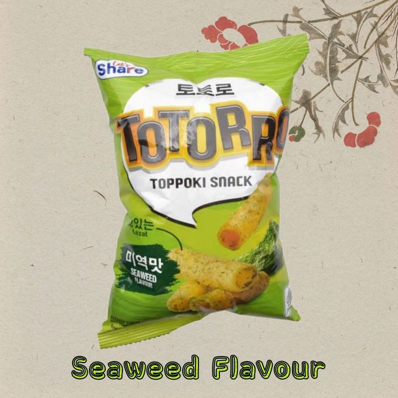 

Totorro snack all var / seawed/cheezy/sweet balado
