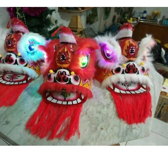 MAINAN ANAK BARONGSAI MINI MAINAN BARONGSAI MATA MENYALA